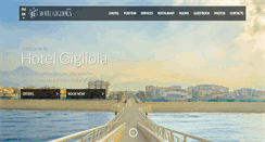 Desktop Screenshot of en.hotelgigliola.it